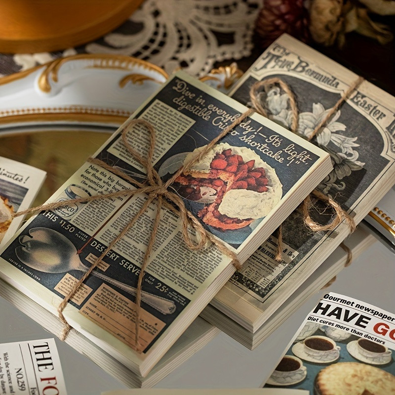 

60pcs/Pack Vintage-Inspired Scrapbooking Set - Durable, Decorative Papers for Scrapbooking DIY