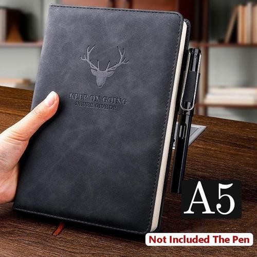 

[BISA CUSTOM NAMA/LOGO] Buku Agenda Rusa Ukuran A5/ Notebook Custom A5