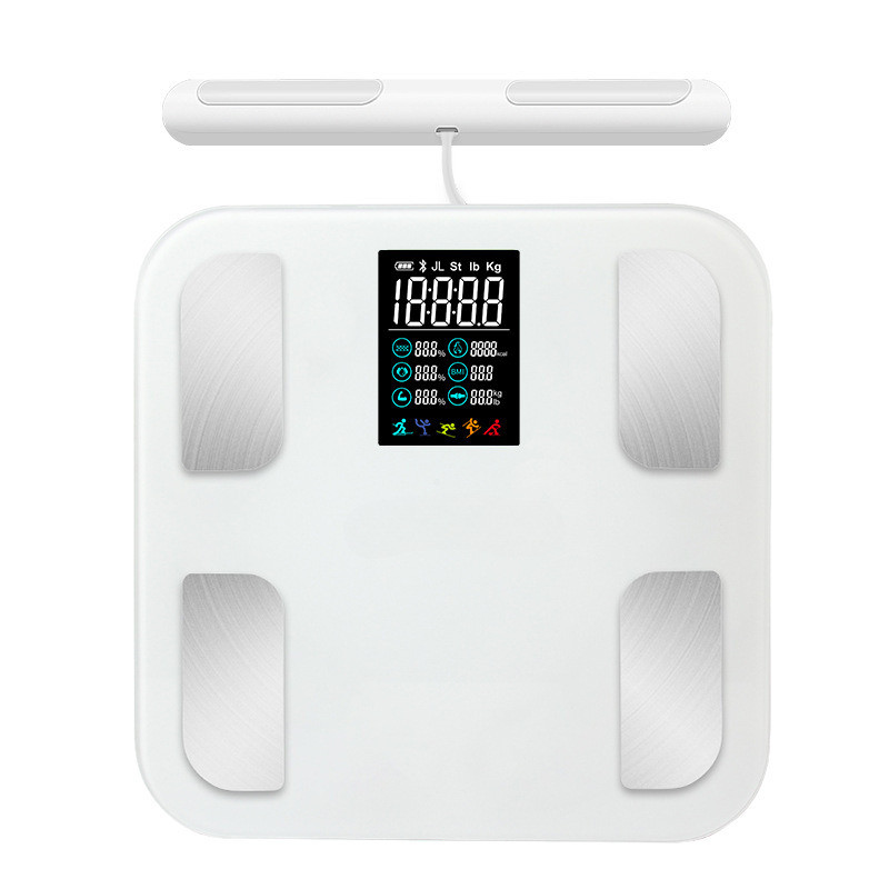 Factory customized Household Smart Personal Bmi Analyzer diet Fitness Scale 8 Electrodes Body Fat