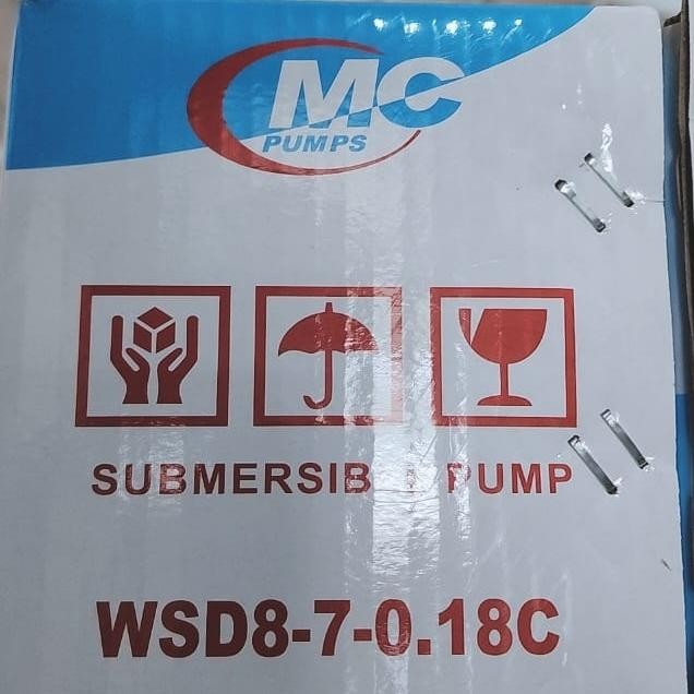 Sale Pompa Celup Air Kotor Submersible Pump Mc Pump Wsd-8-7-0.18 Pump Kolam