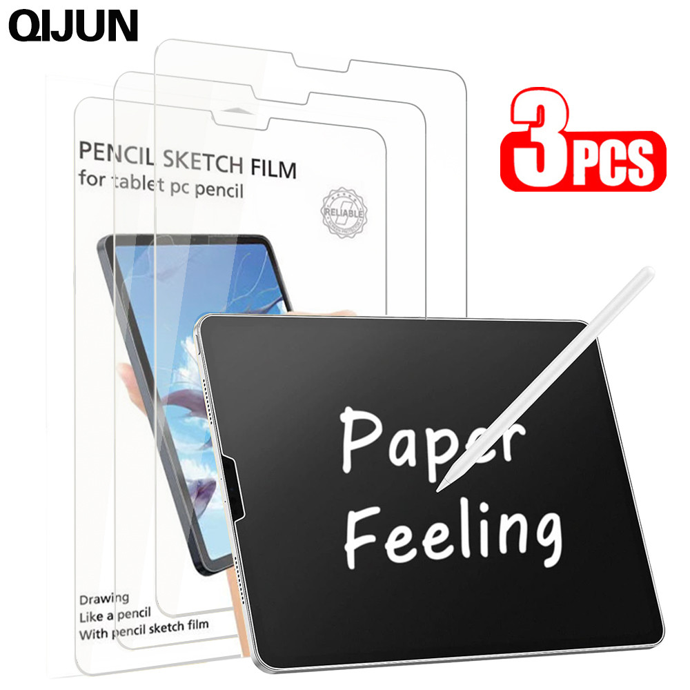 

3Packs Paper Film Screen Protector For iPad 5th 6th 7th 8th 9th 10th gen For iPad Air 1 2 3 4 5 6 11