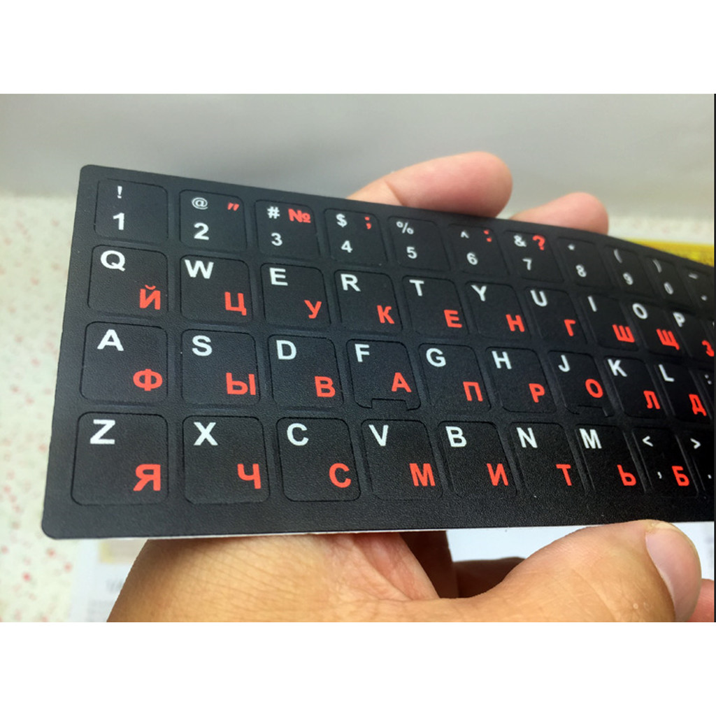 

Russian Letters Keyboard Stickers for Notebook Computer Desktop Keyboard cover covers Russia sticker