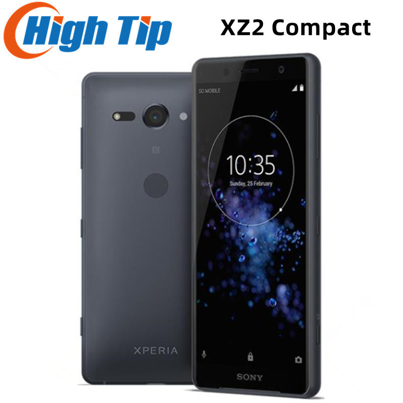 Original Unlocked Sony Xperia XZ2 Compact S0-05K H8314 H8324 Single/Dual SIM 5.0" Fingerprint 64GB M