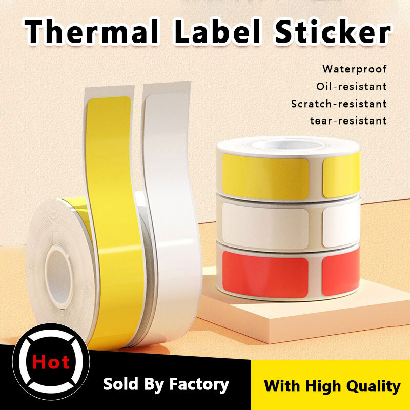 

3 Rolls Logo stickers Phomemo D30/D32/D35/Q30 Niimbot label paper D11(old) Mini Thermal Label