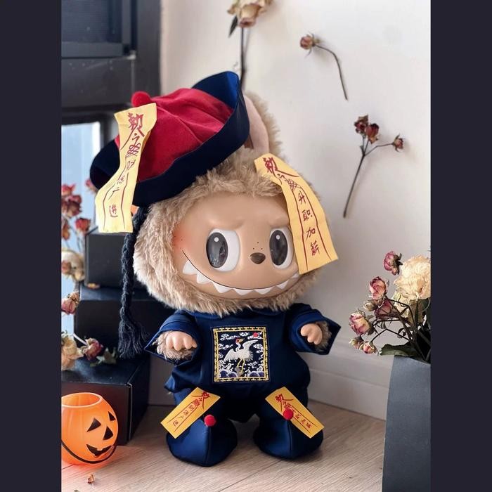 Baju Vampir Boneka The Monsters Original Labubu 38cm Time to chill - Flip With Me - Fall in Wild -