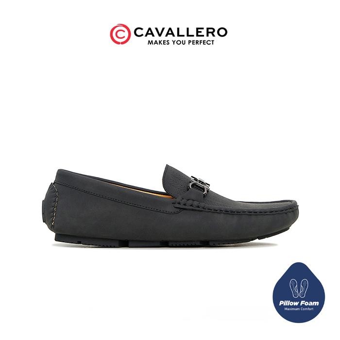 Sepatu Pria Casual Loafers Cavallero Mariano 2 Hitam