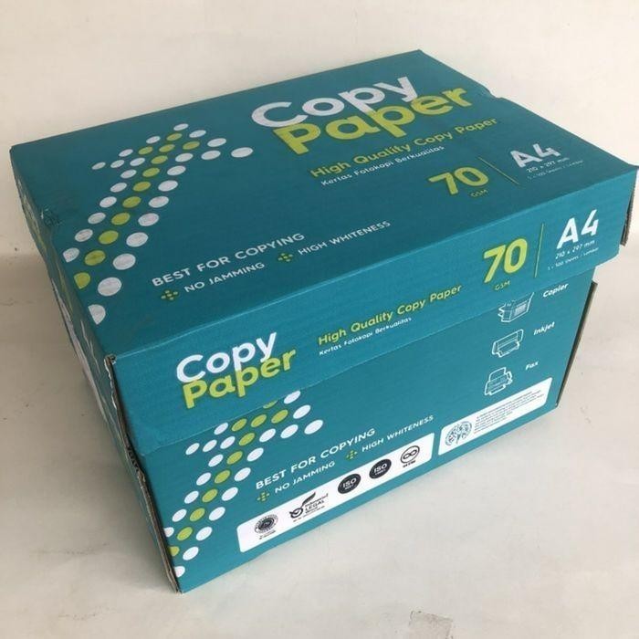 

[Grab/Gojek] Kertas Fotocopy Print Hvs A4 Copy Paper 70 G Box Dus