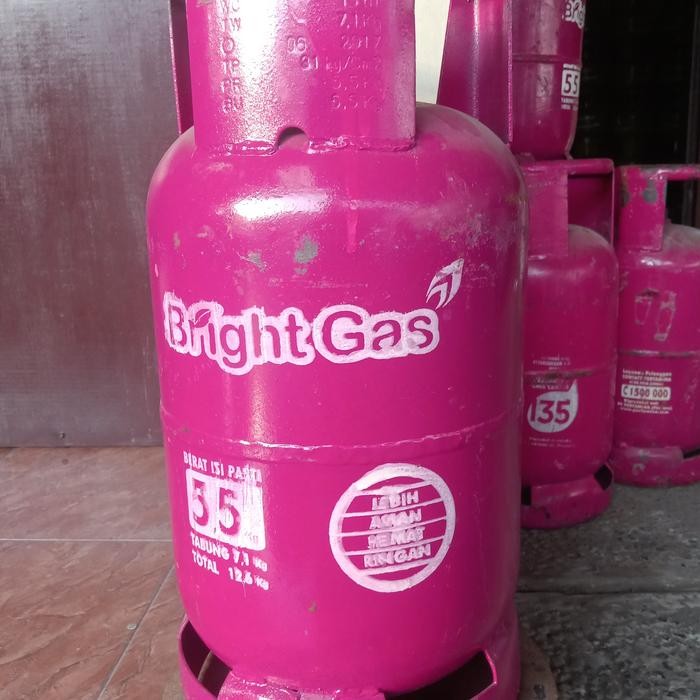 TABUNG GAS BRIGHT GAS 5,5 KG ( KOSONGAN )