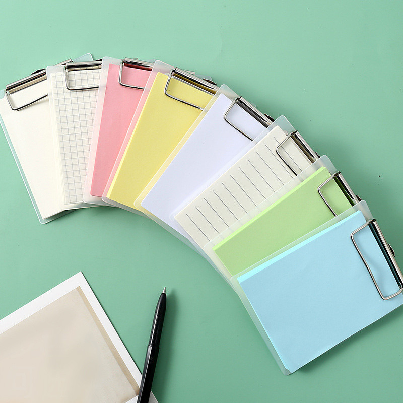 

50sheets Mini Clipboard Notepads Sticky Note Multi-function Folder Board with Memo Pad for School