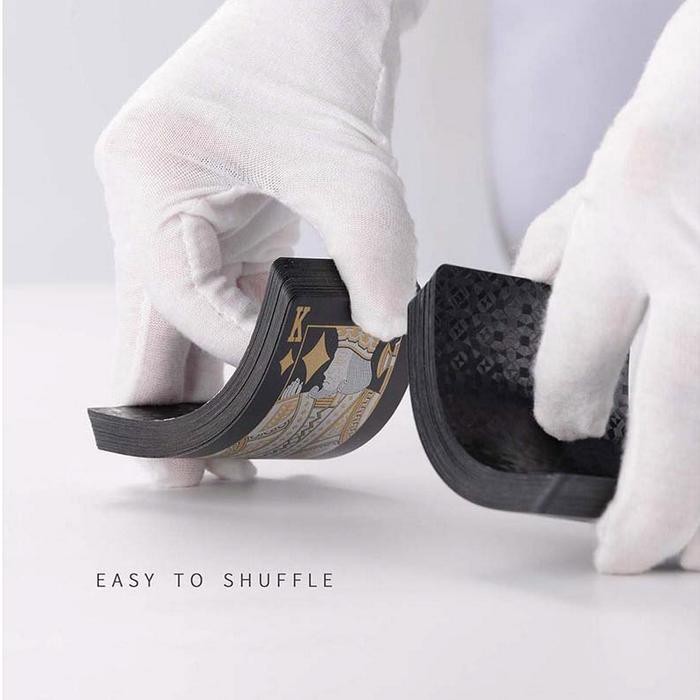 Gold Foil Poker Prime Kartu Remi Anti Air Poker Premium Kartu Remi Pvc Kode 347