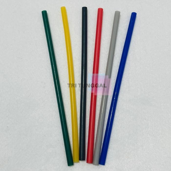 ---- Isi Lem Tembak Warna Warni 20cm Perekat Lilin Kerajinan Stik Bakar