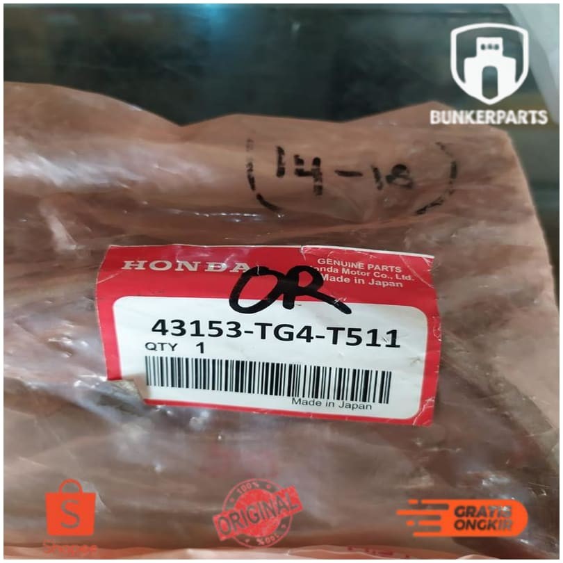 Brake Shoe Kanvas Kampas Rem Belakang Honda Brio Set