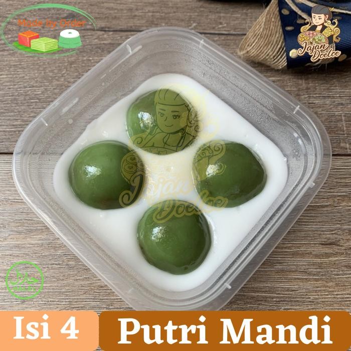 

New Putri Mandi Isi Gula Kelapa Gurih Manis , Jajanan Pasar