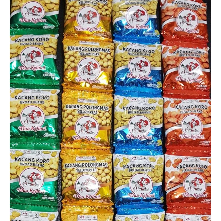 

New KACANG KORO / POLONGMAS DUA KELINCI RENCENG ISI 10