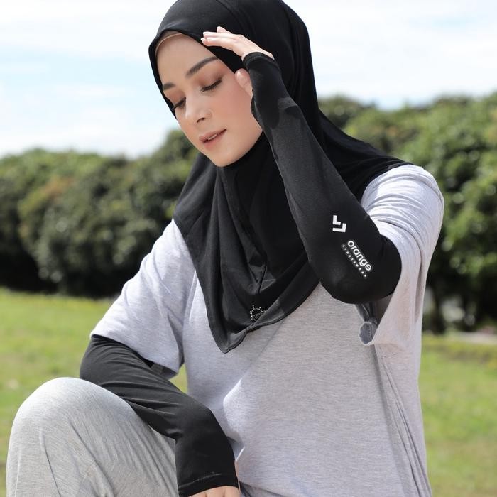 (Allthebest) Handsock Malaga Manset Bolero Pelindung UV Muslim Tangan Jersey Premium