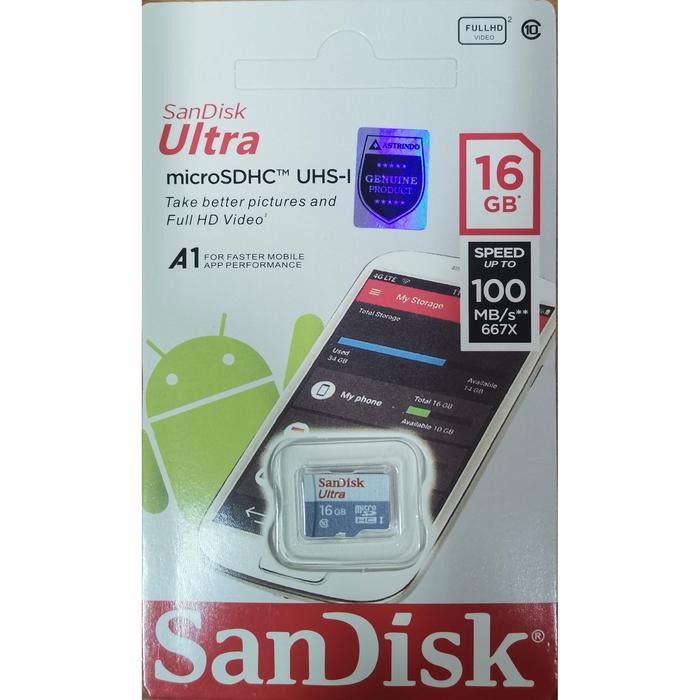 (Allthebest) MicroSD Card memory card dan kartu memori TF Card Class10 Ultra 16GB
