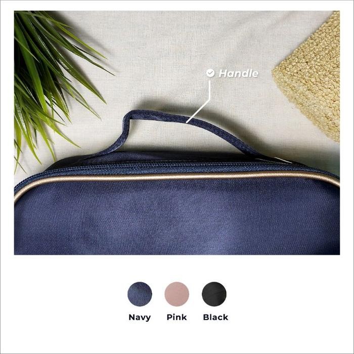 Sonia Miller Makeup Pouch rectangular solid simple organizer