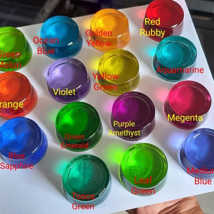 

Dye - Pigment Cair Transparant untuk Resin 25 ml ada 15 warna