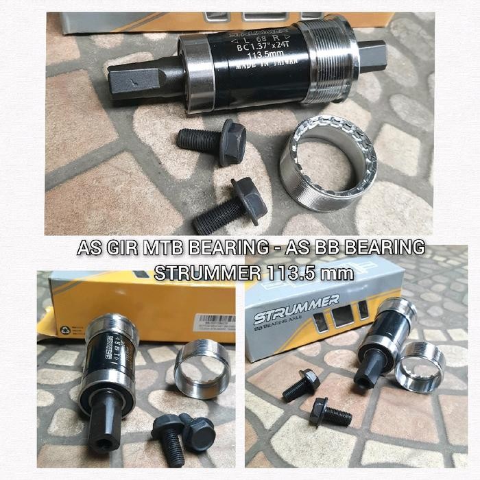 AS GIR SEPEDA MTB BEARING - AS BB BEARING - AS BB KOTAK 68mm STRUMMER sparepart sepeda termurah