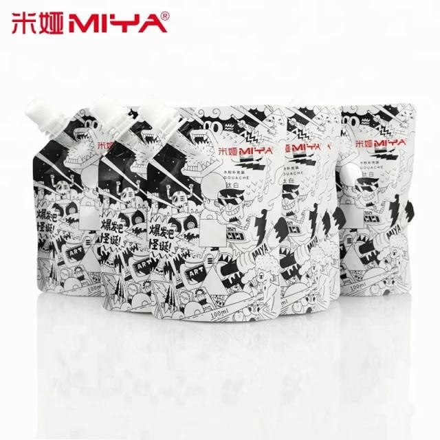 

miya himi goucahe refill 100ml white (pouch)