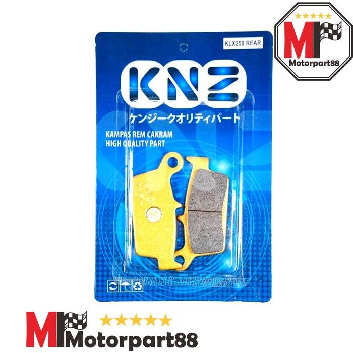 QUALITY DISCPAD KAMPAS REM BELAKANG KLX250 KLX 250 KNZ