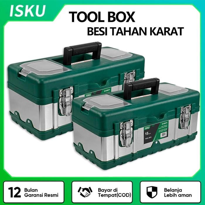 Isku Tool Bag Besar 18 Inch Tool Box 17 Inch 19 Inch Kotak Perkakas