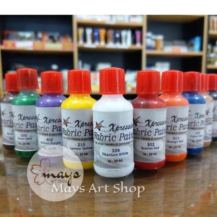 

Fabric Paint - Cat Lukis Baju Denim Kain Sepatu Tekstil Xpression
