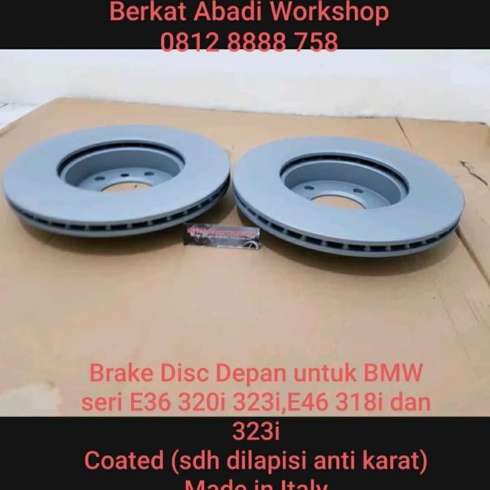 Brake Disc Depan Bmw E36 320I 323I,E46 318I 323I Coated 34116864060 Onderdil