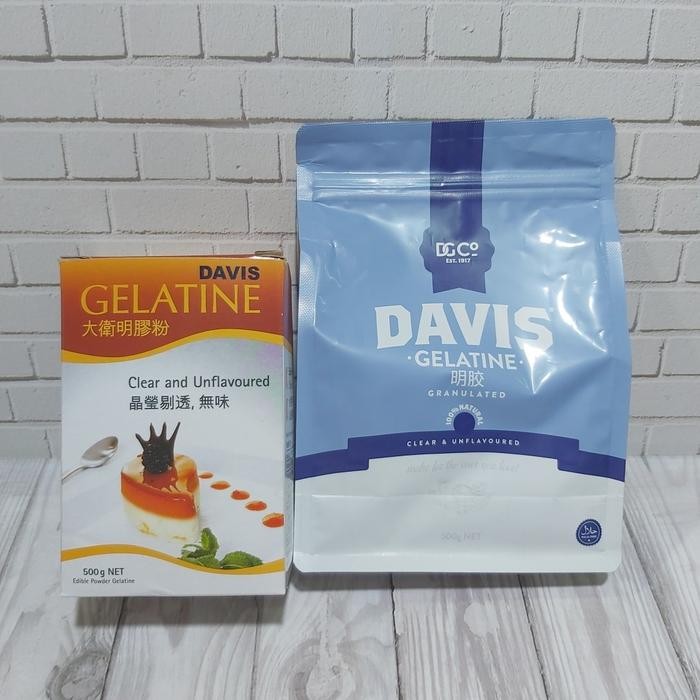 

Davis Gelatine Bubuk Gelatine Powder 500 Gram