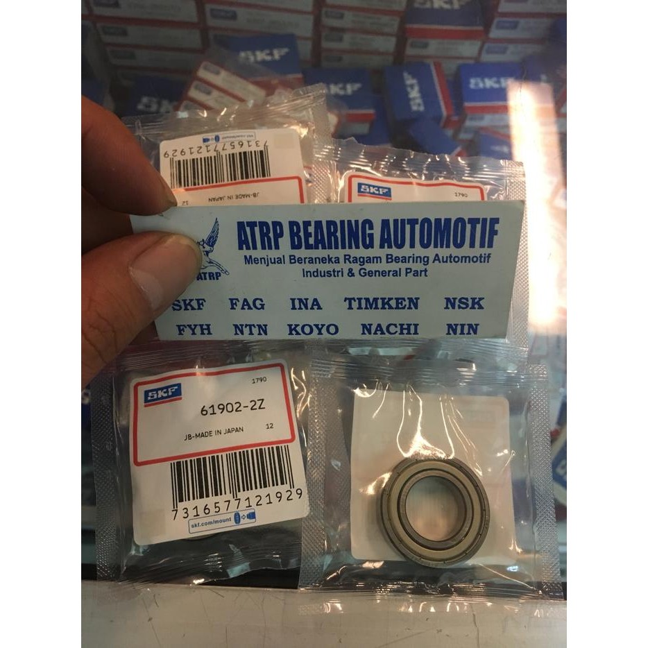 Populer Ball Bearing 61902 2Z / 6902 Zz Skf
