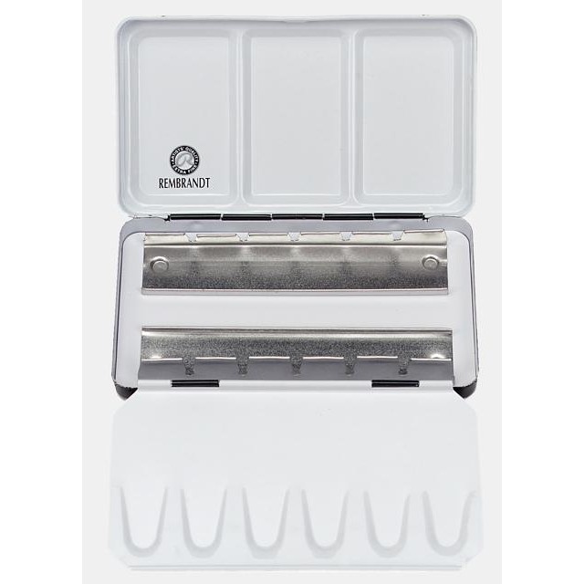 

REMBRANDT WATER COLOUR EMPTY METAL SET FOR 12 PANS