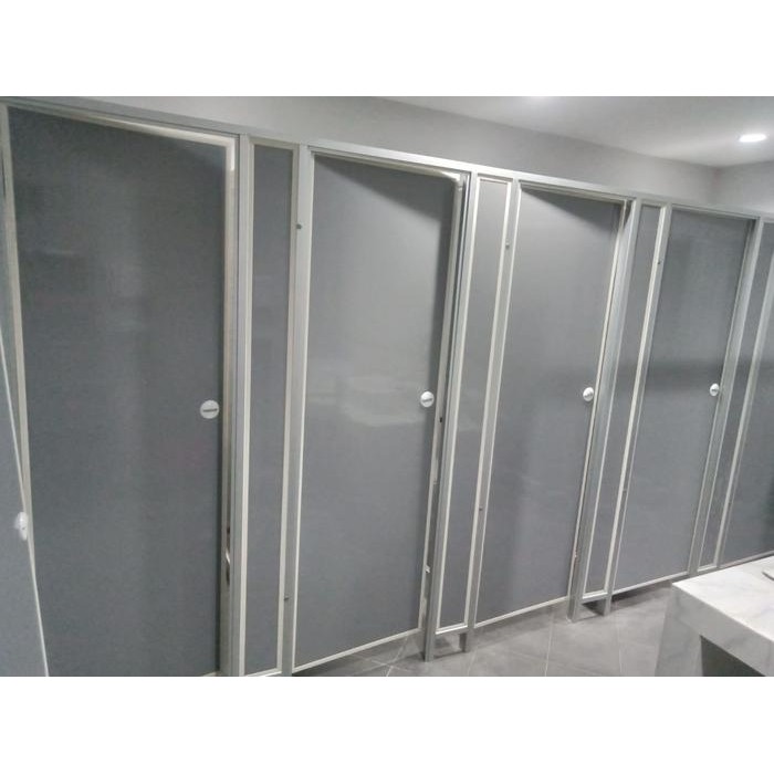 PARTISI KUBIKAL TOILET PVC DAN ALUMINIUM PESANAN BU DIAN