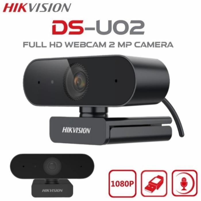 Camera Webcam Laptop PC Komputer Hikvision DS-U02 1080P/Taff USB 480P