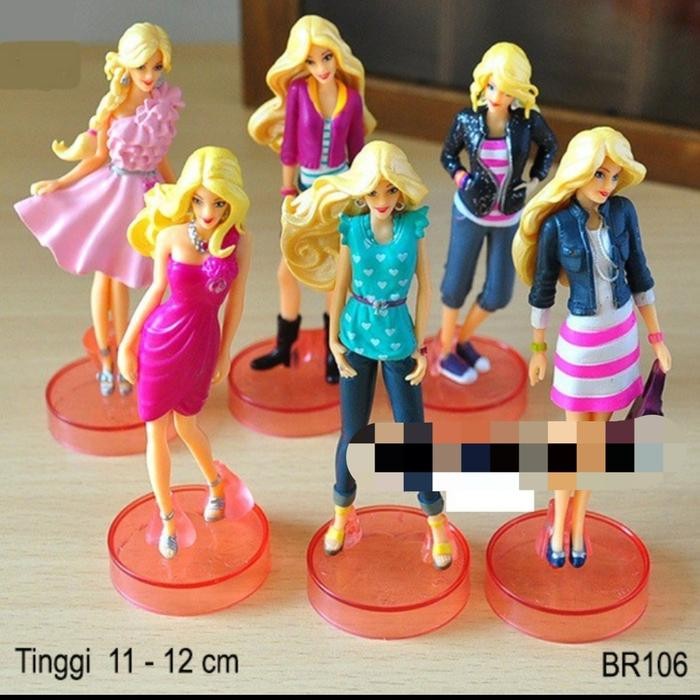 Topper Barbie, Mainan Barbie, Hiasan Barbie, Figure Boneka Barbie