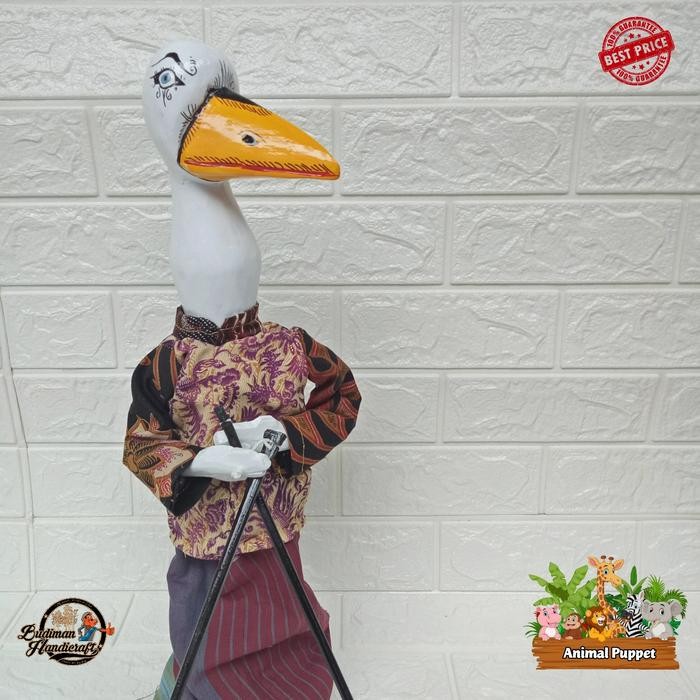 Wayang Golek Binatang Karakter Bangau