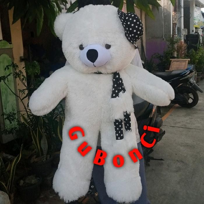 Boneka Teddy Bear Putih Salju Jumbo