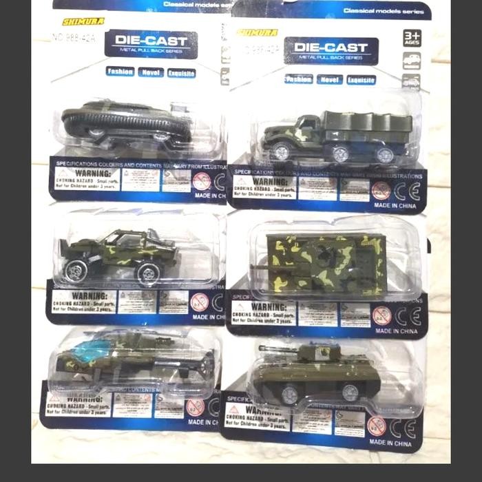 diecast tank die cast army military vehicle mobil tentara helikopter