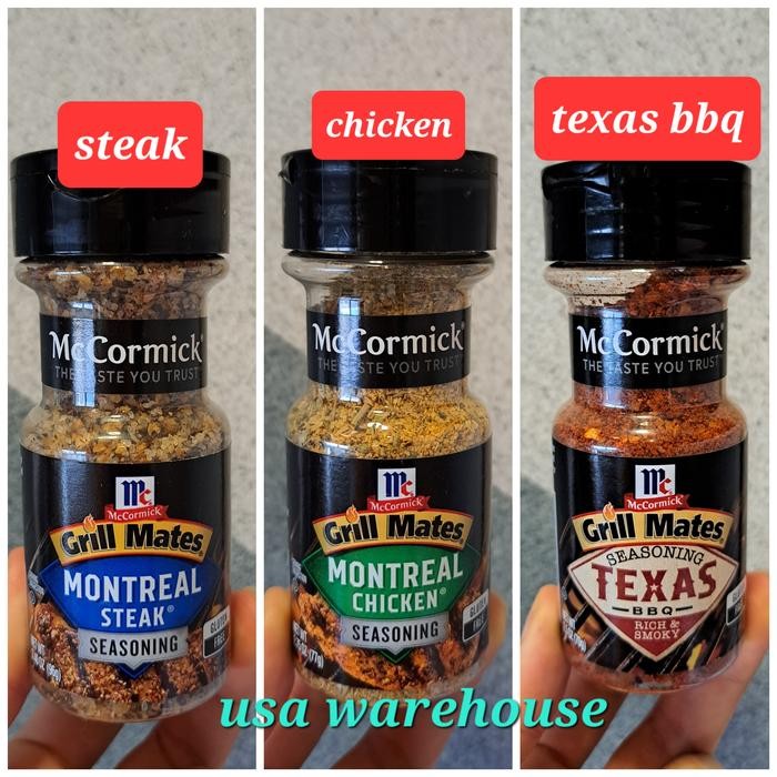 

ORIGINAL McCork Grill Mates Montreal Chicken Steak Seasoning Bumbu Masak READY STOCK