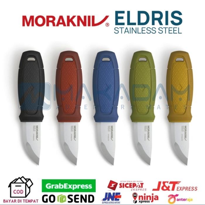 Pisau Morakniv Eldris Outdoor Bushcraft Survival Stainless Steel