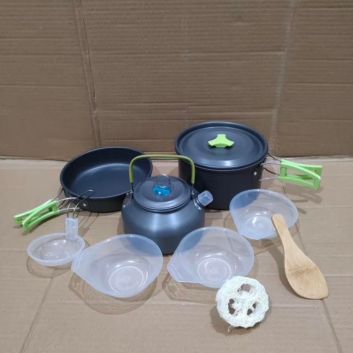 Ds308 Nesting Outdoor Dengan Teko Portable - Ds-308 Nesting Misting