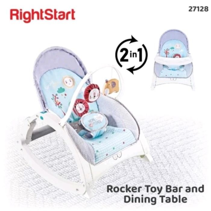 Baby Bouncer Right start 2in1 Newborn To Toddler With Table