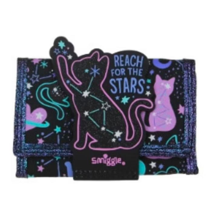 Terlaris Smiggle Wallet Starry Cat/ Dompet Smiggle Anak Perempuan/ Sovenir