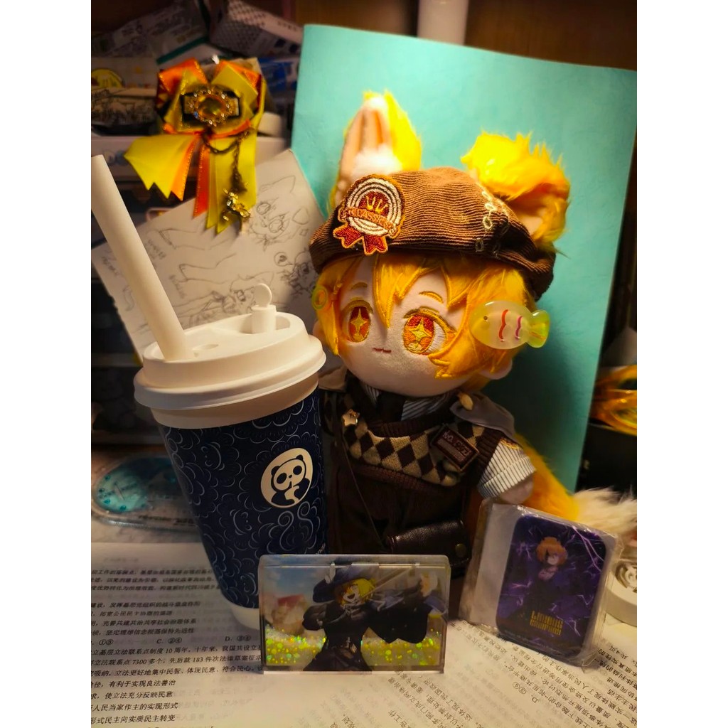 2025 New In Stock Limbus Company Don Quixote SUEO IMPOSIBLE Kawaii 20cm Doll Plush Doll Pillows