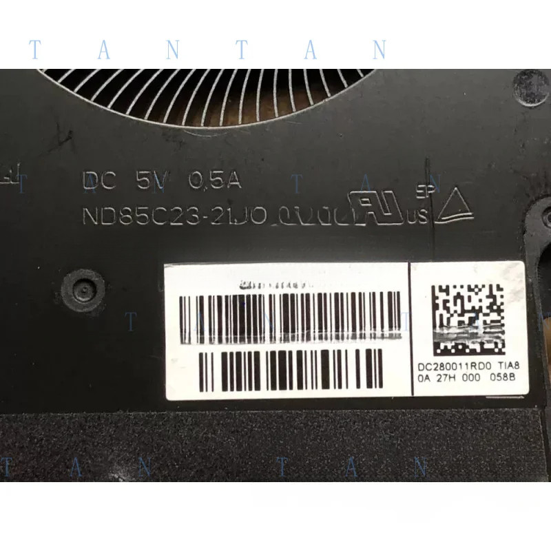 N14836-001 N14837-001 New for HP envy 16-H TPN-C159 CPU GPU COOLING fanT.T