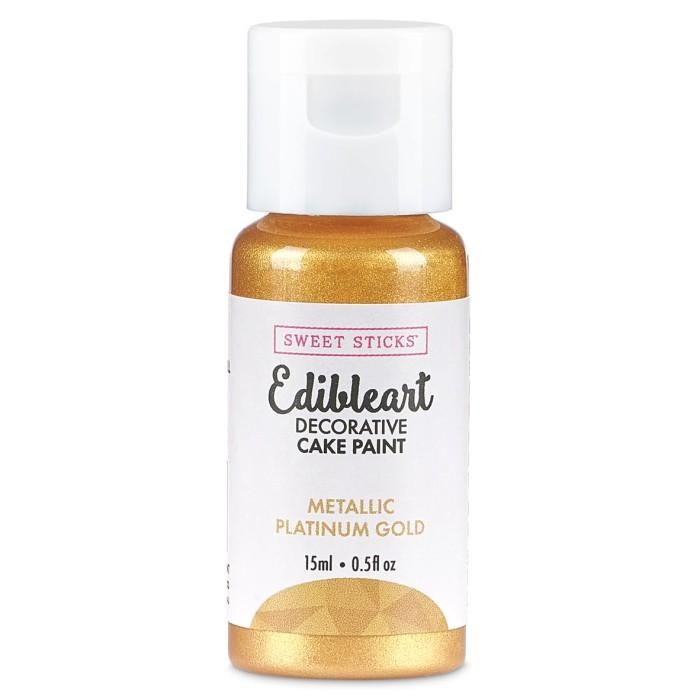 

Platinum Gold Edible Art Paint Sweet Sticks Cake Kue Pewarna 15 ml
