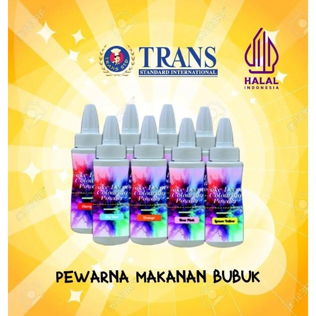 

Pewarna Bubuk Pewarna Makanan Bubuk Colouring Powder TRANS