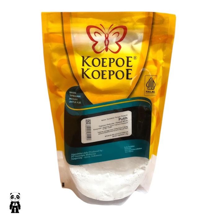 

Koepoe Koepoe Pewarna Putih Pemutih Makanan 1Kg Opaque White Food Grade Coloring