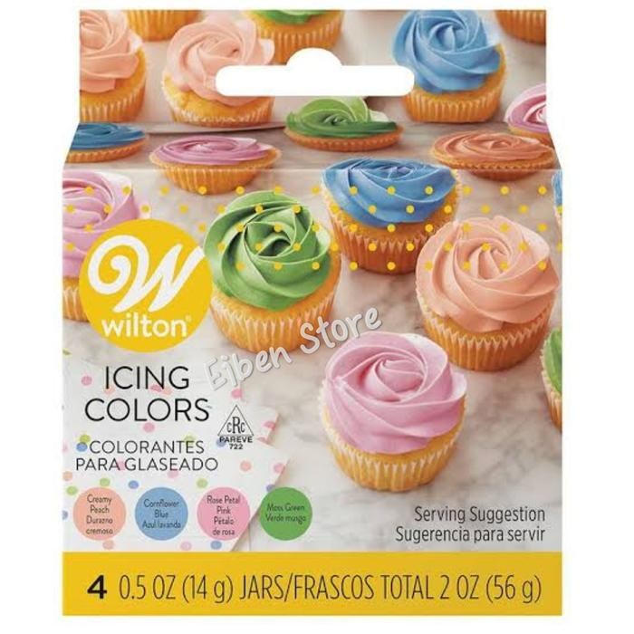 

Pastel Wilton Color Kit set-4 x 0,5 Oz