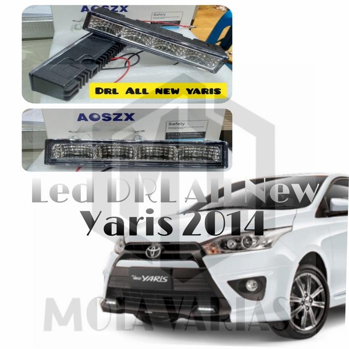 Lampu Led Drl Mobil All New Yaris 2014 - 2015 Gratisongkir