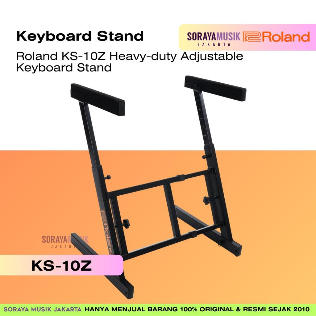 Roland KS-10Z Heavy-duty Adjustable Keyboard Stand